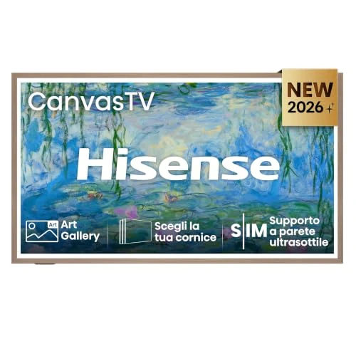 Offre limitée : Hisense CanvasTV 65S7S Smart TV 2026 QLED 65" (165,1 cm) 4K UHD de 1199.00 € à 1199.00 € (0.00% de remise)