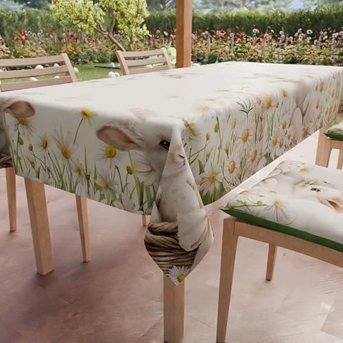 Offerta a tempo: PETTI Artigiani Italiani - Tovaglia Pasqua Antimacchia Rettangolare Copritavolo Pasquale Cucina Disegno 26 31 X18 Posti (140x360 cm) 100% Made in Italy - 0.00% da 39.90 € a 39.90 €