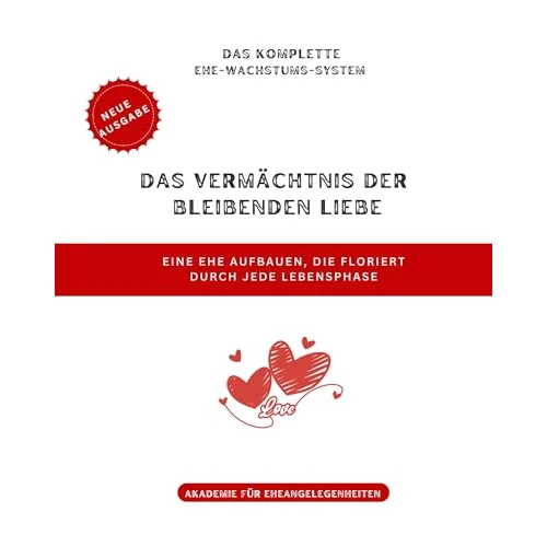 Das Vermächtnis der bleibenden Liebe: Eine Ehe aufbauen, die floriert Durch jede Lebensphase (German Edition)