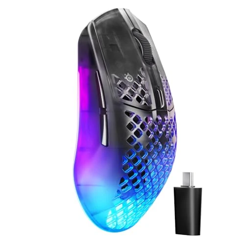 Limited-time offer: SteelSeries Aerox 3 Wireless Gen 2 - Super-Light 68g Gaming Mouse - 4K Polling - 26K DPI Optical Sensor - 200 Hour Battery - IP54 Water Resistant - 80m Click Durability - RGB - Shadow from 99.99 £ to 84.99 £ (save 15%)