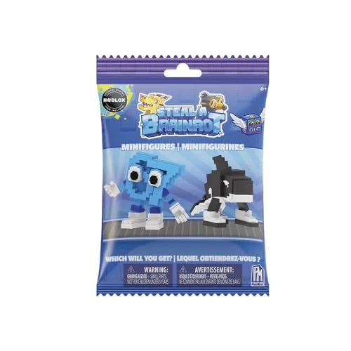 Offerta a tempo: Steal A Brainrot - Blind Bag Minifigures - Serie 1 - Include codici DLC riscattabili su Roblox - Personaggi da collezione misteriosi con licenza ufficiale di PhatMojo - 0.00% da 8.31 € a 8.31 €