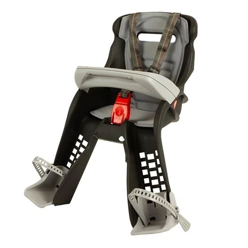 Tijdelijke aanbieding: OKBABY Orion - Fietsstoeltje vooraan, veilig op de fiets vanaf 7/8 Maanden (Max. draagvermogen 15 kg) - Zwart/Grijs van 57.73 € naar 57.73 € (0.00% korting)