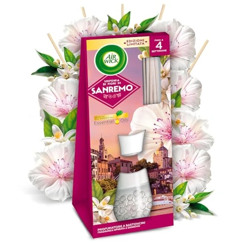Offerta a tempo: Air Wick Sinfonia di Fiori di Sanremo Profumatore ambiente a bastoncini 25 ml - 25% da 3.99 € a 2.99 €