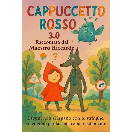 Cappuccetto Rosso 3.0: Il Lupo che guidava un bollitore: Le Avventure del Maestro Riccardo - Vol. 1 (Le Avventure Straordinarie del Maestro Riccardo) (Italian Edition)