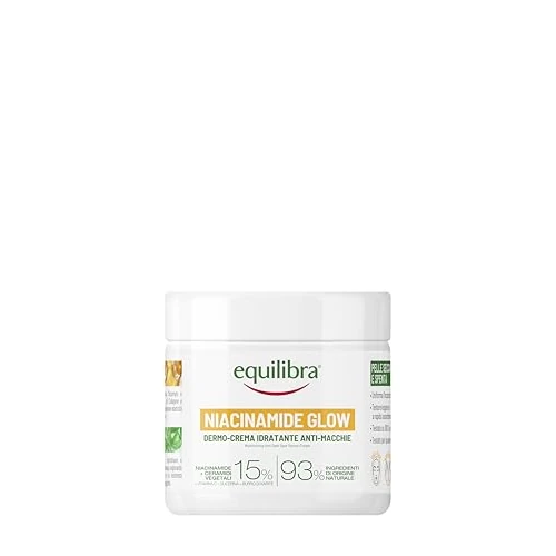 Offerta a tempo: Equilibra, Crema Antimacchie Viso, Mani e Corpo, con 15% Niacinamide, Ceramidi Vegetali, Vitamina C, Glicerina, Burro Di Karitè, Dermatologicamente Testato, Adatto a Pelli Sensibili, 400 ml - 35% da 8.40 € a 5.50 €