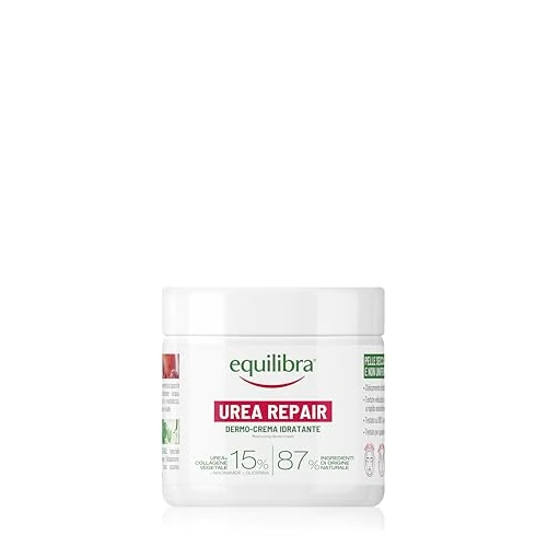 Offerta a tempo: Equilibra, Crema Idratante Viso, Mani e Corpo, con 15% Urea, Collagene Vegetale, Niacinamide e Glicerina, Dermatologicamente Testato, Adatto a Pelli Sensibili, 400 ml - 35% da 8.40 € a 5.50 €