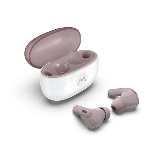 Offerta a tempo: moto buds 2 (Audio Hi-Res, ANC Dinamica, fino a 48 di riproduzione, moto ai, design leggero e idrorepellente), Violet Ice - 50% da 79.90 € a 39.90 €
