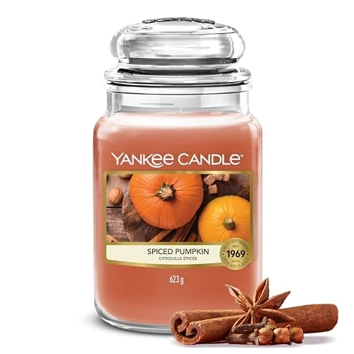 Limited-time offer: Yankee Candle Scented Candle | Spiced Pumpkin Large Jar | Long Burning Candles: up to 150 Hours | Perfect Gifts for Women from $53.85 to $53.85 (save 0.00%)