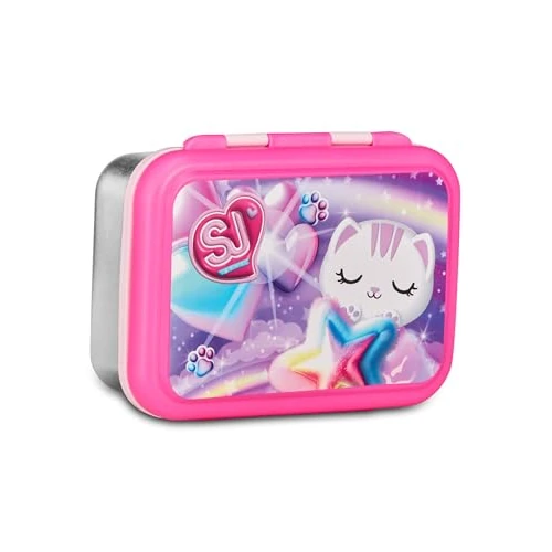 Offerta a tempo: SJ GANG STYLE JAM GANG Portamerenda, Bianco, 850 ml, Divisorio interno per snack, Facile da aprire, Resistente al calore, Lavabile in lavastoviglie, Per bambini, Scuola, Viaggi, Tempo libero - 7% da 15.00 € a 13.90 €