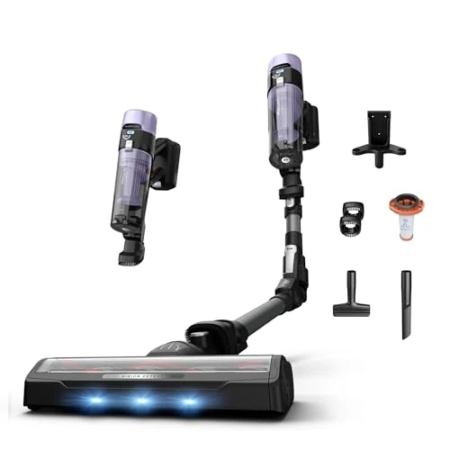 Offerta a tempo: Rowenta X-Force Flex 9.80 Allergy, Aspirapolvere Senza Fili Potente, Scopa Elettrica con Spazzola Multifunzione con Luci LED, Filtro Avanzato, Display, Autonomia Fino a 80 Min, 300 Watt, RH7L35 - 21% da 252.05 € a 199.99 €