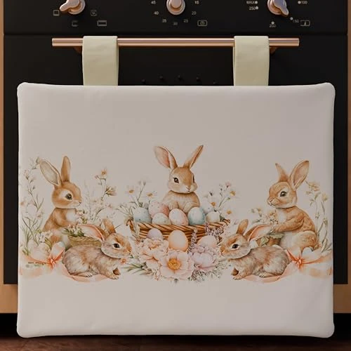 Zeitlich begrenztes Angebot: Petti Artigiani Italiani - Backofenabdeckung Ostern Küche, Moderne Backofenabdeckung 40 x 50 cm für Ostern im Digitaldruck, 26 33, 100% Made in Italy von 28.16 € auf 5.35 € (81.0% Rabatt)