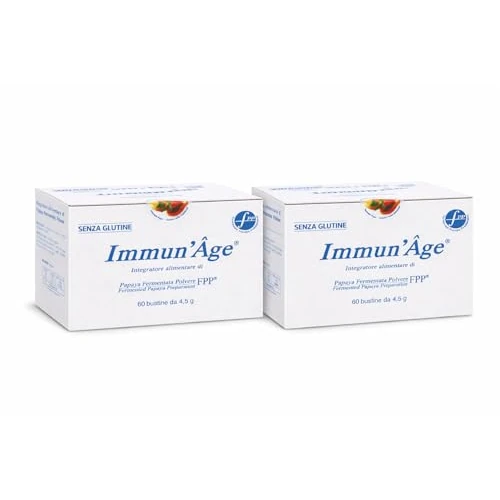 Offerta a tempo: NAMED Immun’Âge Forte Integratore Alimentare Antiossidante Naturale | Favorisce Difese Immunitarie | Integratori Stanchezza e Stress Psico-Fisico | Benessere Energia Vitalità | 2 Pacchi 60 Buste 4,5g - 41% da 239.80 € a 140.59 €
