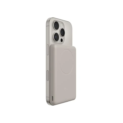 Oferta limitada: Belkin BoostCharge Batería Externa Carga Rápida de 5000mAh, 7.5W, Qi2 Power Bank Delgada, Puerto USB-C y Cable USB C, Cargador Portátil con Anillo Magnético para iPhone, Galaxy, Pixel y Mas, Beis de 39.99 € a 34.99 € (ahorro 13%)