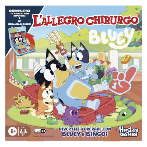 Offre limitée : L'Allegro Chirurgo Bluey Edition Jeu de société Version Italienne de 31.88 € à 31.88 € (0.00% de remise)