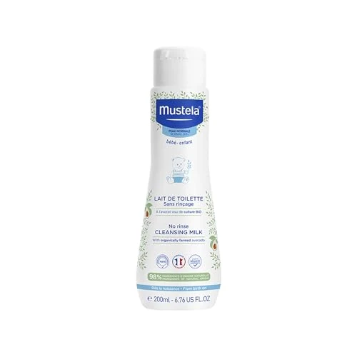 Offre limitée : Mustela Lait de Toilette Bébé Sans Rinçage 200ml de 7.95 € à 6.70 € (16% de remise)
