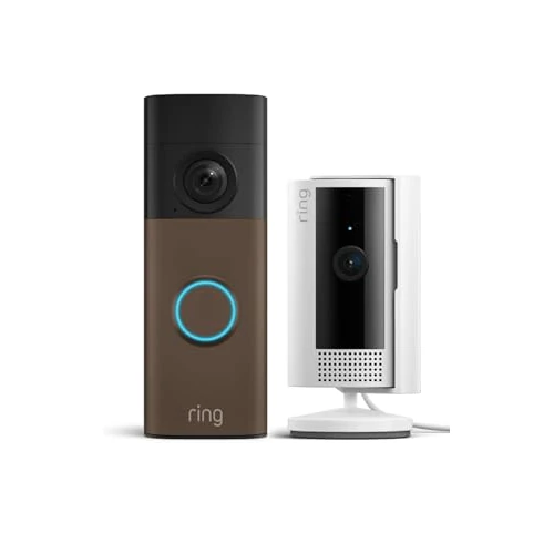 Offerta a tempo: Ring Videocitofono a batteria (ultimo modello) + Ring videocamera interna - 63% da 149.98 € a 54.99 €