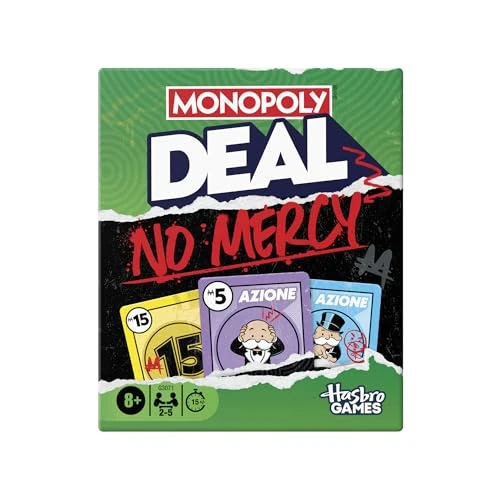 Offerta a tempo: Monopoly Deal: No Mercy, gioco di carte - Versione italiana - 18% da 10.99 € a 8.99 €