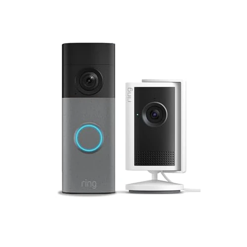 Offerta a tempo: Ring Videocitofono a batteria + Ring videocamera interna Plus (ultimo modello) - 66% da 159.98 € a 54.99 €