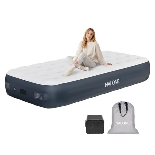 Zeitlich begrenztes Angebot: NALONE Luftmatratze 1 Personen, Luftmatratze selbstaufblasend mit integrierter Elektrischer Pumpe,191x99x33cm Luftbett Selbstaufblasend in 2 Minuten, Aufblasbare Matratze für Camping & Heimgebrauch von 69.99 € auf 69.99 € (0.0