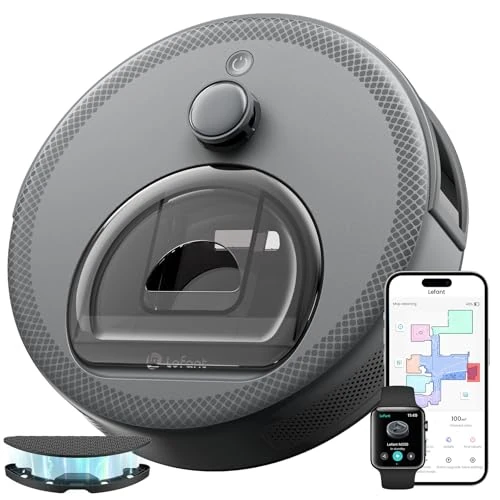 Zeitlich begrenztes Angebot: Lefant M330 Staubsaugerroboter, 3 in 1, Roboterstaubsauger 5000 Pa Saugkraft, dToF-Navigation, Kartografie, virtuelle Bereiche, Vermeidung von Hindernissen PSD, 150 min, verbunden durch Alexa/App/WiFi von 399.99 € auf 399.99 €