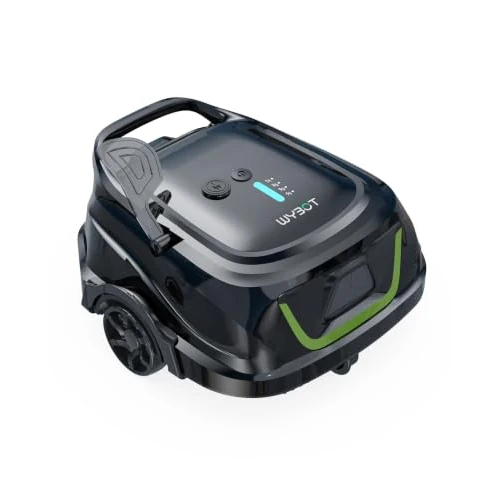Offerta a tempo: WYBOT A1p Robot Piscina Inalámbrico, Autonomía 120 Min, Doble Tamiz, Limpia Piscinas Sobre Suelo Planas Hasta 100 M², Limpiafondos Piscina Automático, Verde Oliva - 37% da 299.99 € a 189.99 €