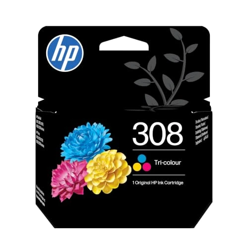 Offerta a tempo: HP 308 Tricromia, 7FP20UE, Cartuccia Originale da 120 Pagine, Compatibile con Stampanti Envy 6110e, 6120e, 6122e, 6130e, 6132e, 6520e, 6530e, 6532e - 20% da 19.99 € a 15.99 €