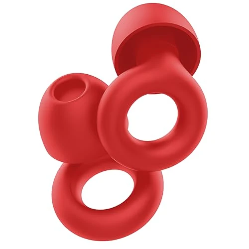 Offerta a tempo: 2 Tappi Orecchie Dormire, Pro Tappi Orecchie Dormire, Orecchies Dormires Tappis per Orecchies Antirumore, Morbida e Riutilizzabile, Ideali per Sonno Profondo, Ufficio, Viaggi, Rosso - 40% da 9.99 € a 5.99 €