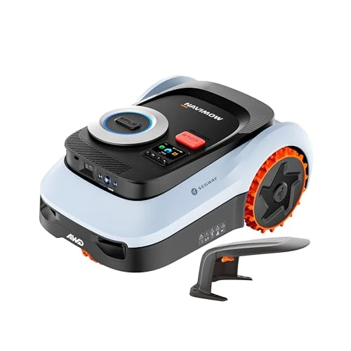 Segway Navimow i210 LiDAR Pro Robotic Lawn Mower with Garage M, LiDAR + Vision + Network RTK Navigation, Xero-Turn AWD, Wire-Free Auto Mapping, All-Wheel-Drive for 55% Slopers (Ship Separately)