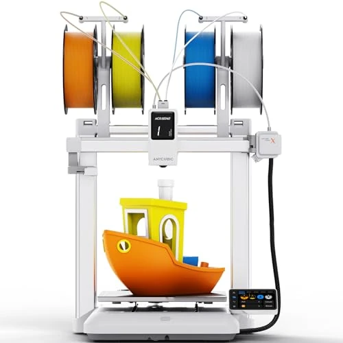 期間限定オファー: Anycubic Kobra X マルチカラー 3D プリンター ACE 第2世代テクノロジー 600mm/秒 最大速度 ネイティブ 4色 & 19色 最大拡張 4 x ACE 2 Pro 硬化スチールノズル、260x260x260mm³ 通常価格 62939 JPY セール価格 55534 JPY (割引 12%)
