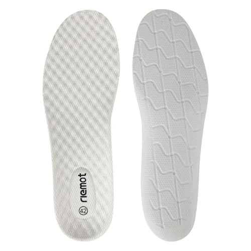 Offerta a tempo: riemot Solette Sportive da Uomo, Plantari Ammortizzanti per Padel Calcio e Running, Solette Scarpe Supporto Arco Plantare, Traspiranti Antiumidità Soletta per Palestra, Tennis e Trekking, 42 EU - 49% da 15.70 € a 7.99 €