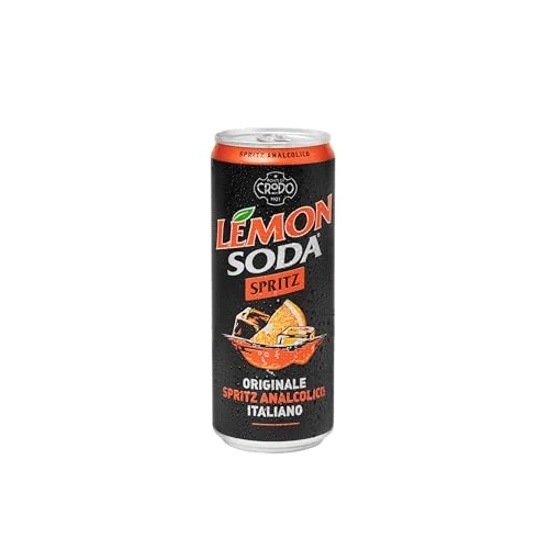 Offerta a tempo: Lemonsoda Spritz | Bevanda Rinfrescante Analcolica Gusto Spritz, 24 Lattine da 33 cl, Senza Alcol, con Acqua delle Fonti di Crodo - 37% da 17.06 € a 10.80 €