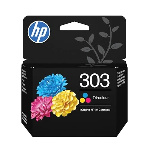 Offerta a tempo: HP 303 Tricromia T6N01AE, Cartuccia Originale da 165 pagine, Compatibile con Stampanti serie Envy Photo 6200, 7100, 7800, 7200, 7900, Envy Inspire 7200e, 7900e, Tango X - 14% da 27.99 € a 23.99 €