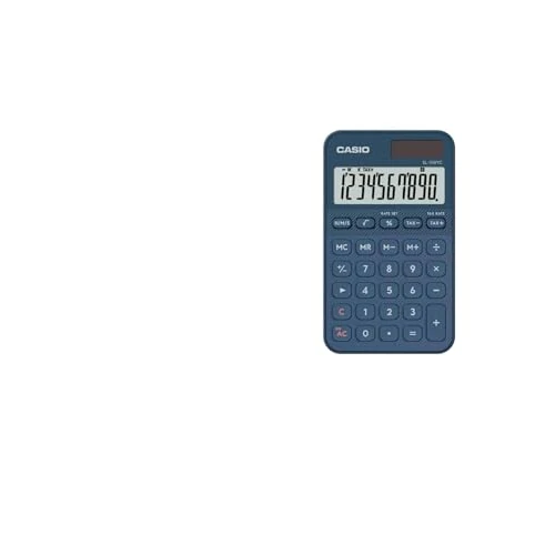 Limited-time offer: CASIO SL-310YC Calculator with Time Calculation, Navy Blue from 6.89 £ to 6.89 £ (save 0.00%)