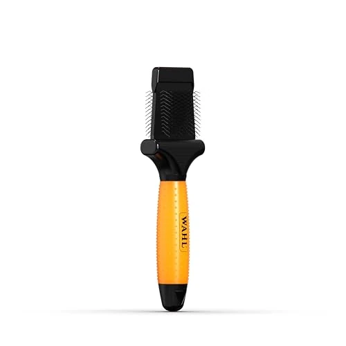 Offerta a tempo: WAHL Dual‑Sided Flexible Slicker Brush - Testina flessibile, spazzola per toelettatura, setole rimovibili, rimuove grovigli e detriti, comoda impugnatura, arancione - 19% da 15.86 € a 12.84 €