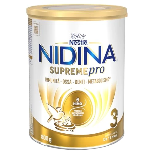Offerta a tempo: NIDINA SUPREMEpro 3 Latte di Crescita Polvere da 12 mesi, Latta 800g - 20% da 23.60 € a 18.86 €