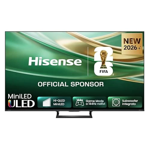 Oferta limitada: Hisense 75E8S - MiniLED Smart TV 75 Pulgadas, Hi-QLED MiniLED, Modo Juego 144 Hz Nativos, Subwoofer Integrado, Hi-View AI Engine, Total HDR Solution, Filmmaker Mode, Control por Manos Libres de 1349.00 € a 979.00 € (ahorro 27%)