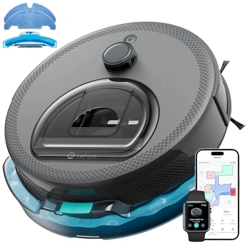 Offerta a tempo: Lefant M330Pro Robot Aspirapolvere e Lavapavimenti con Mappatura, Laser dToF, 5000Pa, Evitamento Ostacoli PSD, Rilevamento Tappeti, Zone Vietate, WiFi/App/Alexa, Ideale per Peli di Animali e Tappeti - 72% da 499.99 € a 139.99 €