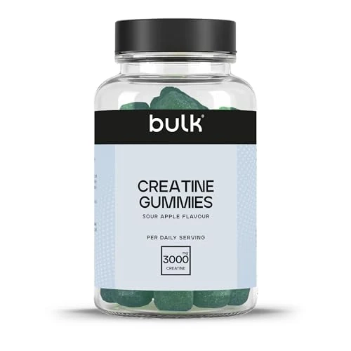 Offerta a tempo: Bulk Creatine Gummies | 60 Sour Apple Flavour Gummies | 3g Creatine Monohydrate per Serving | Convenient & Easy to Take Daily Supplement - 51% da 35.86 € a 17.49 €
