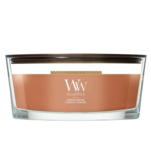 Offerta a tempo: WoodWick Candela profumata | Candela Ellipse | Pumpkin Praline | Regali perfetti per donne - 28% da 39.99 € a 28.87 €