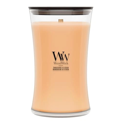 Offerta a tempo: WoodWick Candela profumata | Candela a clessidra grande | Tangerine & Citron | Regali perfetti per donne - 55% da 39.99 € a 17.90 €