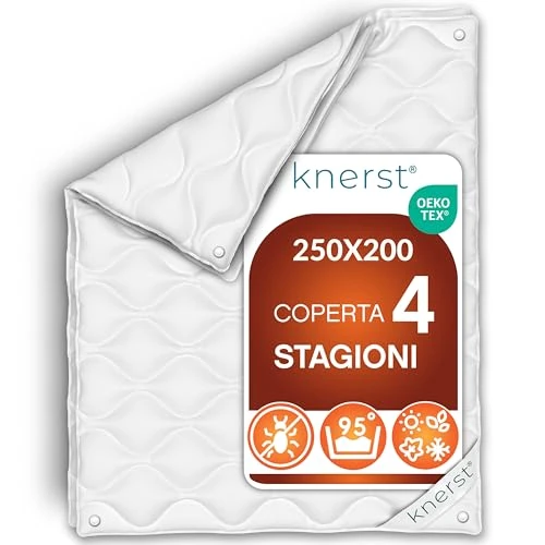 Offre limitée : KNERST® Couette 4 Saisons 250x200 – Couette Microfibre Chaude et Légère – Couette Tempérée pour Toutes Les Saisons – Couverture Lit Douce et Lavable de 40.37 € à 38.35 € (5% de remise)