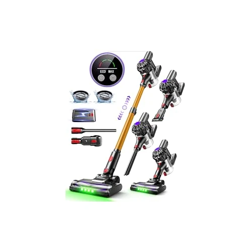 Oferta limitada: Slivamo S16 Aspiradora sin Cable, 50kPa/600W/45min, Batería Extraíble, Aspiradora de Mano Ligera con Luz LED Verde, Aspiradora Escoba Inalámbrica para Pelo de Mascota/Suelo Duro, Naranja de 109.99 € a 109.99 € (ahorro 0.00%)