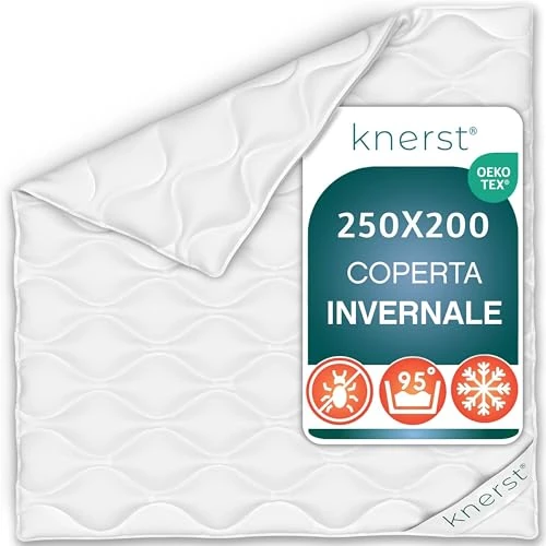 Offre limitée : KNERST Couette Hiver 250x200 PolarDream, Couette Tres Chaude en Microfibre | Couette chaude hiver, couverture de lit epaisse, douce et respirante, couette tres chaude lavable pour nuits froides de 33.99 € à 32.29 € (5% de remise)