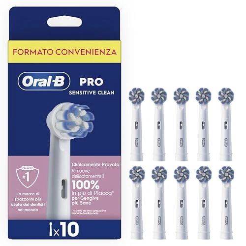 Oferta limitada: Oral-B Sensitive Clean Cabezales de Recambio Originales, Blanco, Pack de 10 de 43.99 € a 32.99 € (ahorro 25%)