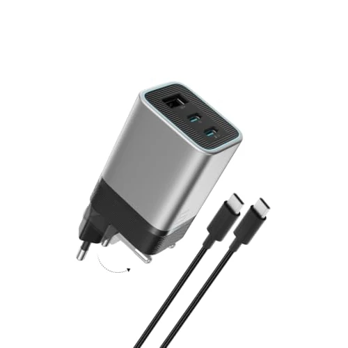 Offre limitée : CUKTECH 65W Chargeur USB C GaN à 3 Ports, Broches Pliables, Câble Tressé 1m de 28.49 € à 29.99 € (-5.27% de remise)