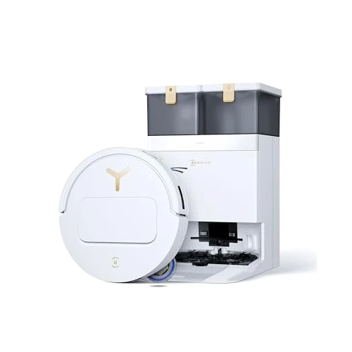 Offerta a tempo: ECOVACS DEEBOT T50 PRO OMNI Gen3 Robot Aspirapolvere Lavapavimenti, spazzola laterale e mocio a estensione, 25.000 Pa, AIVI 3D 3.0, detergente automatico, lavaggio a 75 °C, asciugatura, 81 mm, Bianco - 17% da 599.00 € a 499.00 €