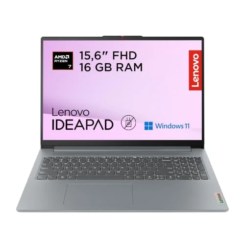 Offerta a tempo: Lenovo IdeaPad Slim 3 Notebook 15" FHD (1920x1080) AMD Ryzen 7, RAM 16GB, 512GB SSD, Windows 11 Home, WiFi 6, Laptop per Casa, Ufficio, Studio, Multitasking, Uso Quotidiano - Caricatore non incluso - 28% da 759.00 € a 549.00 €
