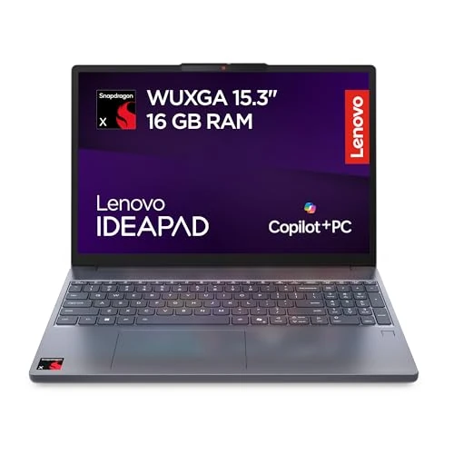Offerta a tempo: Lenovo IdeaPad Slim 3 Copilot+ PC Notebook 15" IPS (1920x1200) Snapdragon X X1-26-100, 16GB RAM LPDDR5X, 512GB SSD, WiFi 6E, Windows 11 Home, Laptop per Lavoro, Studio, Multitasking - 30% da 699.00 € a 489.00 €