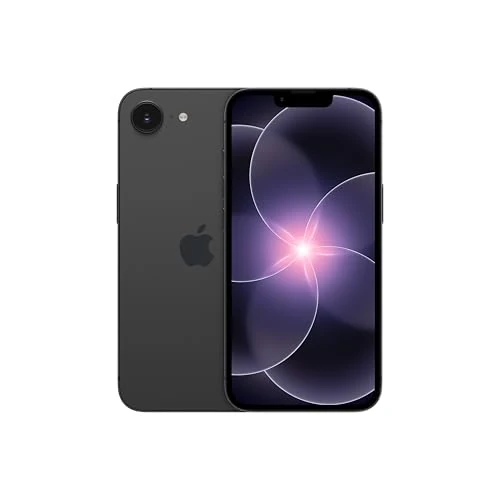 Apple iPhone 17e de 256 GB: Pantalla Super Retina XDR de 6,1 Pulgadas, Chip A19, autonomía para Todo el día, cámara Fusion de 48 Mpx; Negro