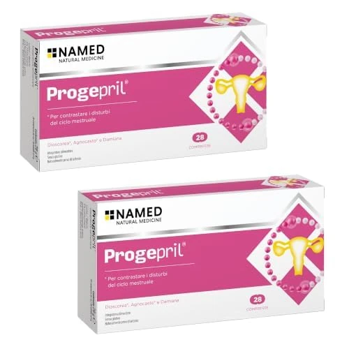 Offerta a tempo: NAMED Progepril Integratore Alimentare Naturale per Benessere Femminile | Supporto per Ciclo Mestruale e Menopausa | Integratori Stanchezza e Vitalità | 2 Confezioni da 28 Compresse - 14% da 40.00 € a 34.29 €
